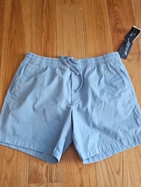 Vineyard Vine  7in Pull On Island Light Blue Drawstring Shorts